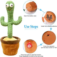 Wiggly Cactus Electric Dancing Cactus 