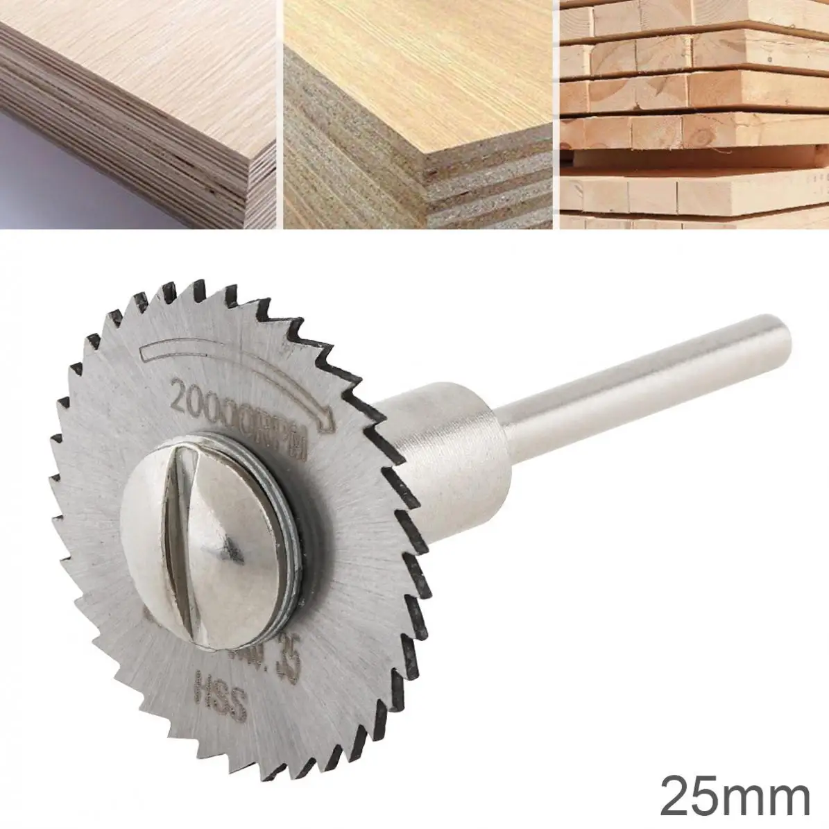 

25mm Circular Saw Blades HSS Tool Cutting Mandrel Disc Blade and Circular Blade Mini Saw Blade