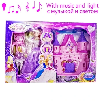 

Handmade Dollhouse Castle DIY House Toy Miniature Dollhouse Birthday Gifts Educational Toys Doll Villa Girl DIY Toy new toys