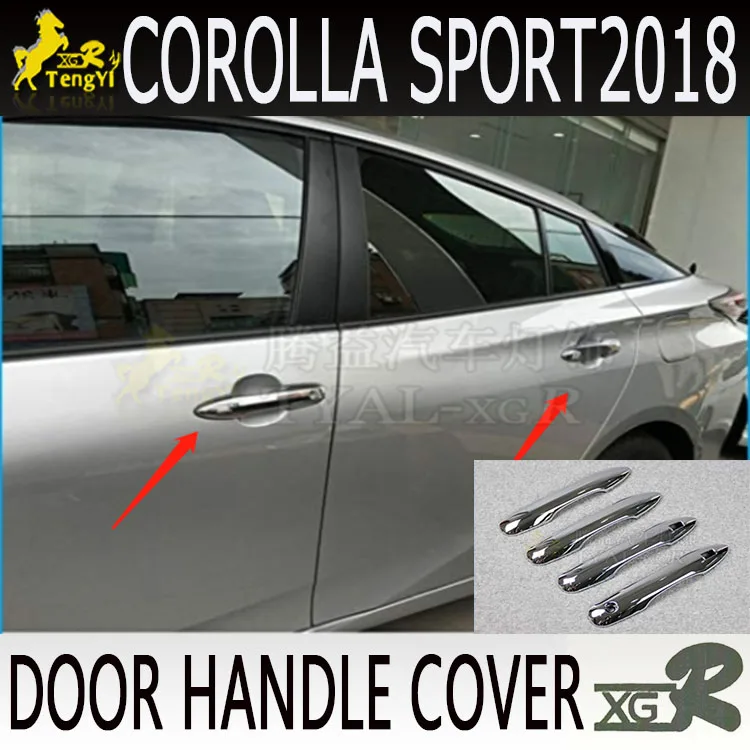 

XGR крышка ручки двери, хромированная часть для украшения corolla sports 2017 2018 2019