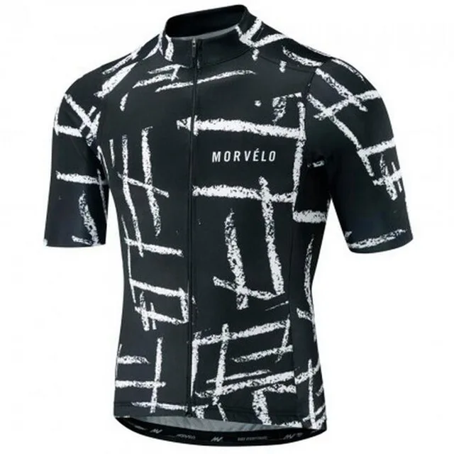 Велосипедная майка Morvelo Мужская велосипедная майка летняя Pro MTB рубашка с коротким рукавом командный Майо Ciclismo Топ синяя велосипедная майка - Цвет: 17