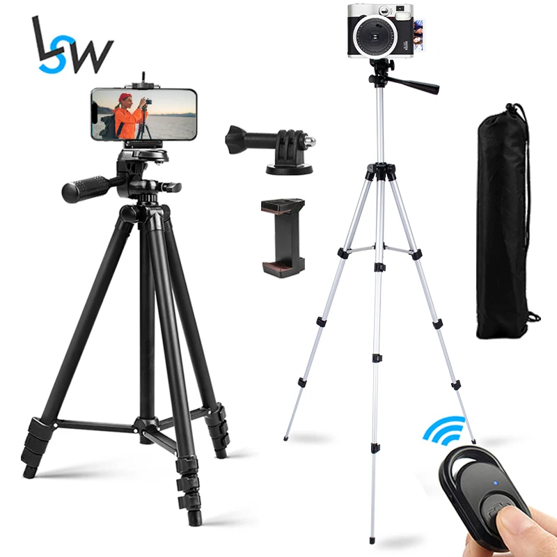 Mobile Phone Tripod Universal Lightweight Photography Travel Tripods with Bluetooth Phone Holder for Smartphone Camera Gopro - ANKUX Tech Co., Ltd