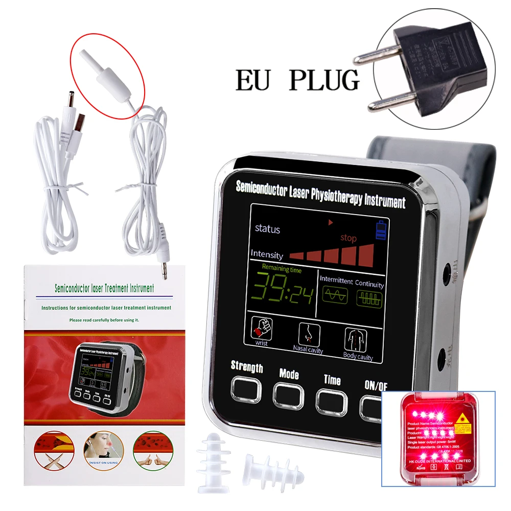 Advanced Laser Therapy Wrist Device for Diabetes & Hypertension Treatment
