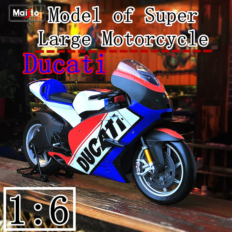 Maisto 1:6 Ducati модель локомотива литья под давлением модель мотоцикла из сплава игрушки для детей подарок на день рождения Коллекция игрушек