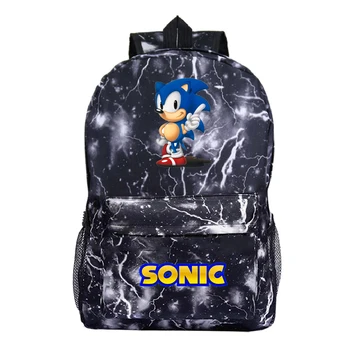 

Fashion Backpack Sonic Travel Backpack Student Schoolbag Boys Girls Sonic School Bags for Teenage Girls Boys