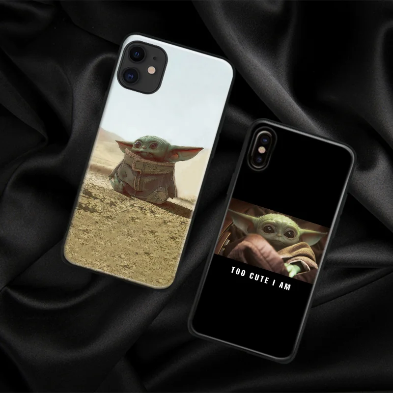 

Baby yoda too cute i am funny memes For iPhone 6 6s 7 8 Plus X XR XS 11 Pro Max soft silicone Phone case cover shell