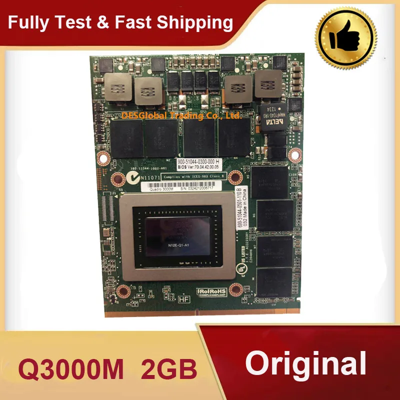 Видеокарта Quadro 3000M Q3000M N12E-Q1-A1 графическая карта CN-0RDJT7 MXM для ноутбука HP 8760 Вт 8770 DELL