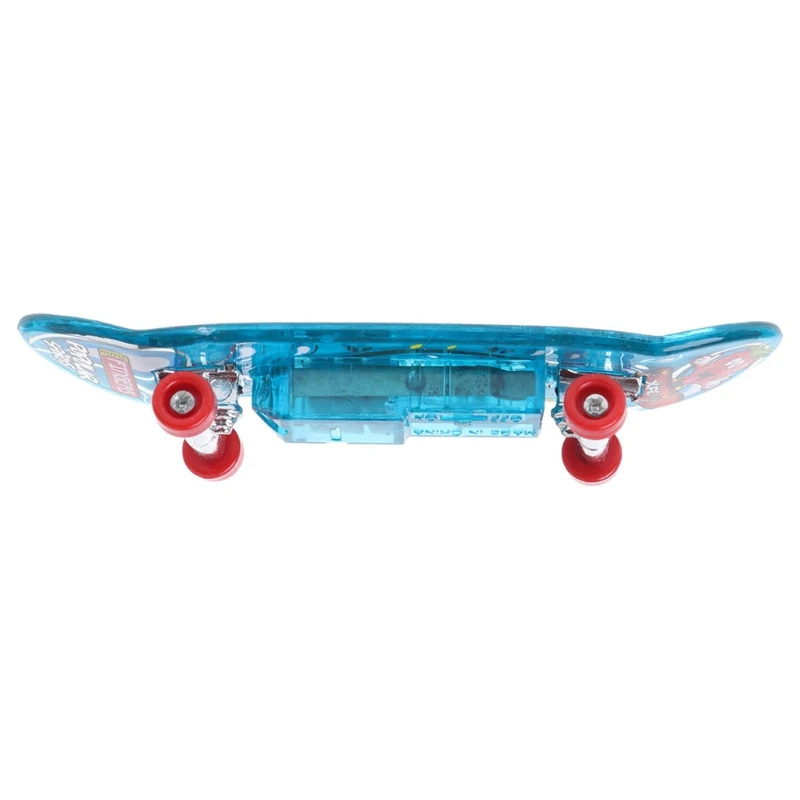 2 шт. светодиодный мини-Скейтборд Доска для пальцев Tech Deck детские игрушки подарки Детские игрушки Q6PD