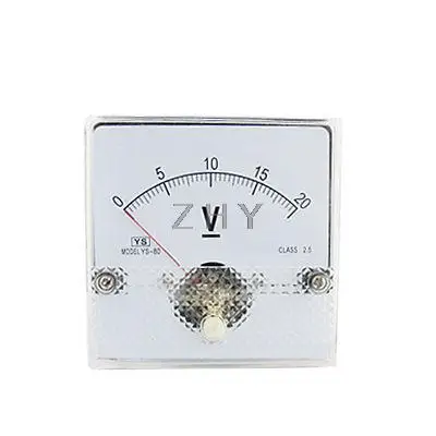 

Volt Measuring DC 0-20V Analog Voltage Panel Meter