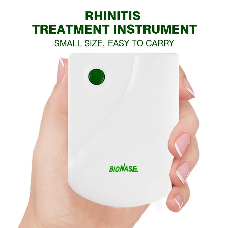 Nose Treatment Proxy BioNase Body Nose Massage Nose Care Therapy Machine Rhinitis Sinusitis Cure Hay fever Low Frequency Pulse Laser