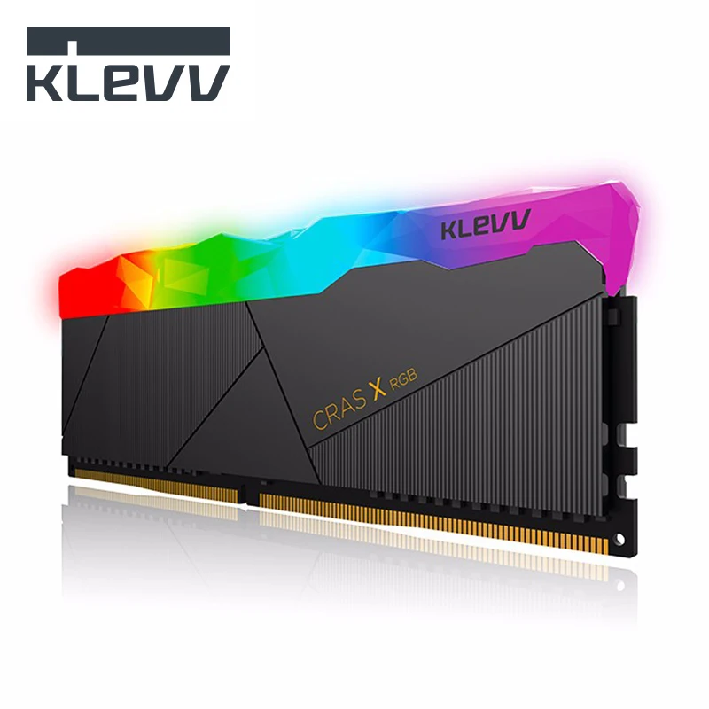 

KLEVV CRAS X 8GB 16GB DDR4 3200MHz RGB Gaming Memory 288Pin DIMM Memoria RAM DDR4 8GB 16GB Memory Module with SK Hynix Chips