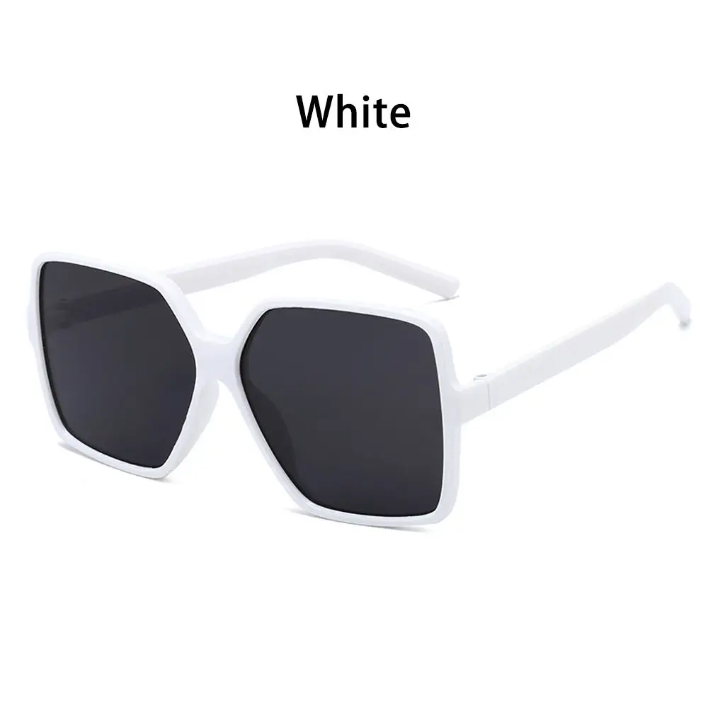 1/3Pcs Vintage Oversized Sunglasses Fashion Shades Square Sun Glasses UV Protection Big Frame Flat Top Eyewear oversized square sunglasses Sunglasses