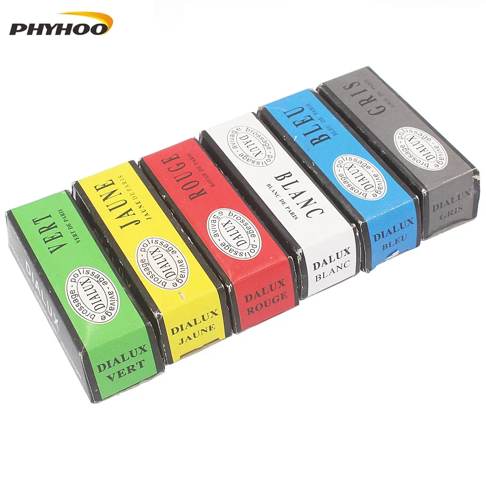 PHYHOO 6Pcs Metal Polishing Compound Buffing Polishing Compound Color Coded Jewelry Polishing Compound Bar Coarse Fine Polishing