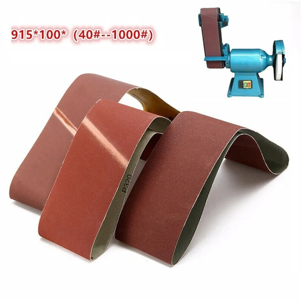 Sanding Belts 40 1000 Grits Wood Soft Metal Polishing Sandpaper