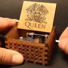 Горячая антикварная резная деревянная ручная кривошипная музыкальная шкатулка королевы Игра престолов для моей Goigeous жены тема музыкальная шкатулка Рождественский подарок на день рождения