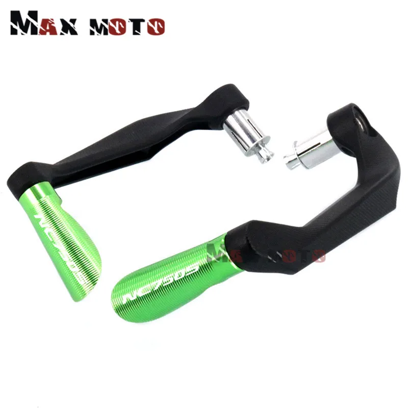Green Мотоцикл 7/" 22 мм Handguards руль ручные охранники акустическая система концы разъем для HONDA NC750S NC 750S NC750 - Цвет: Green