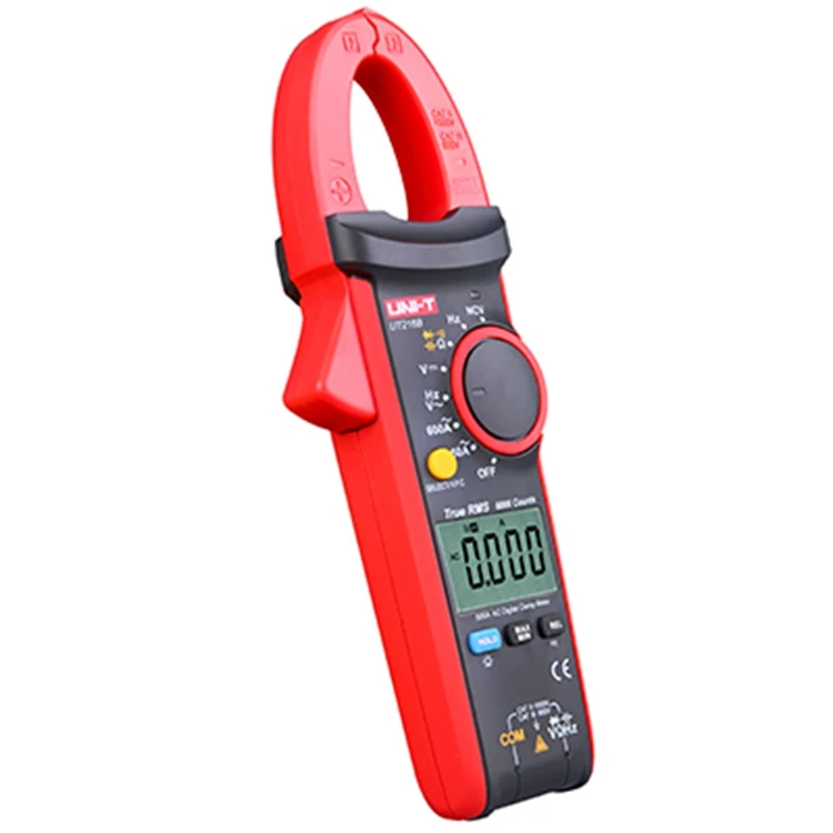 

UT216B AC 600A Ammeter True RMS Digital Clamp Multimeters Auto Range Volt Amp Ohm Capacitance Herz Multi Testers