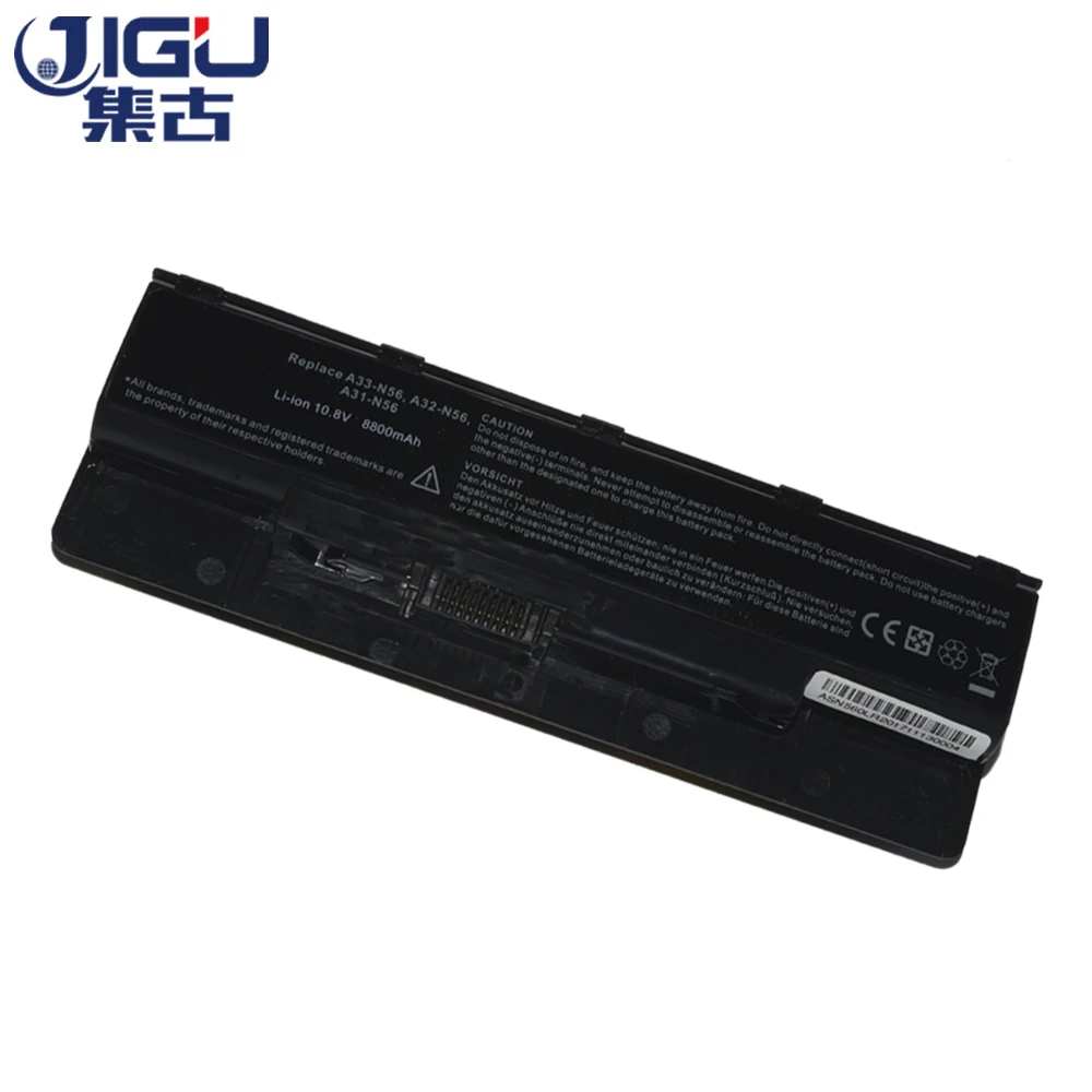 JIGU оптовая продажа новых 12 ячеек батареи ноутбука A31 N56 A32 для Asus N46 N46v N46VJ N56D N56V N76