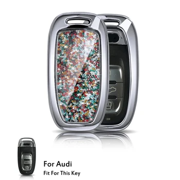 

Nice Touch 3 Buttons Car key Bag case For Audi R8 TT SQ5 RS5 For Audi 754C/754G C6 C5 B9 S5 S6 S7 S8 Smart Key ring auto part