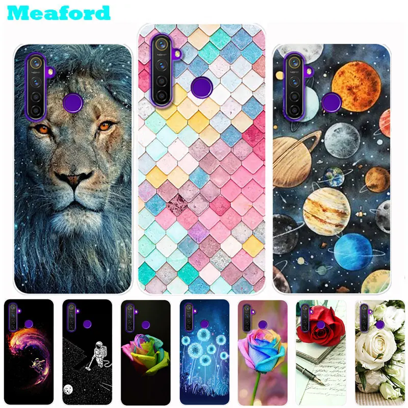 For OPPO Realme 5 Case Realme5 Cute Patterned Soft Silicone Slim Back Cover For OPPO Realme 5 Pro Cases 5Pro Phone Case Realme Q