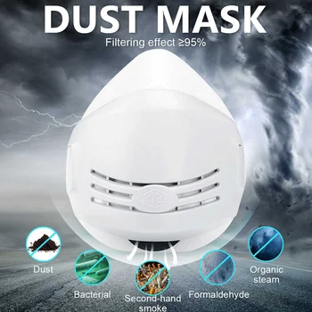 

PM2.5 Dust Masks Anti-fog And Breathable Face Masks 95% Filtration Protective Masks for Painting Spray Chemical Smoke Protection