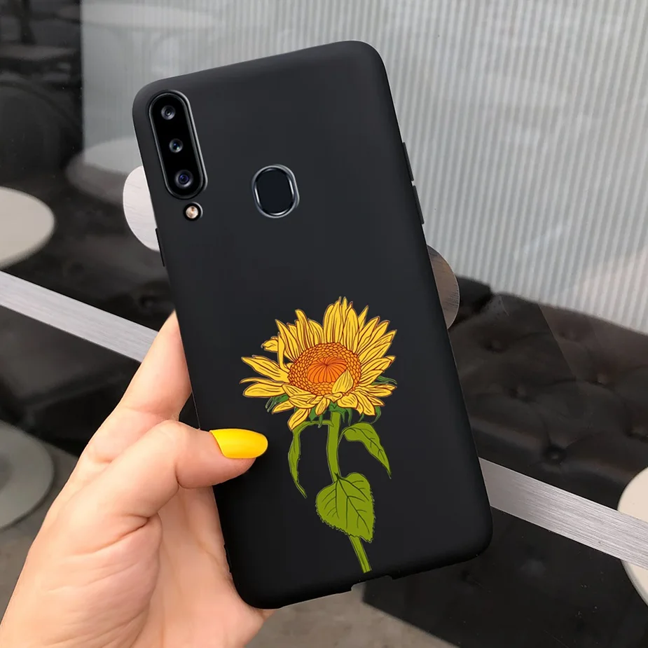 Daisy Sunflower Cover For Samsung Galaxy A20s Case A20 A10s A20e A10 Soft Slim Funda For Samsung A10 A 20 s 20e A20s Phone Cases flip cover with pen