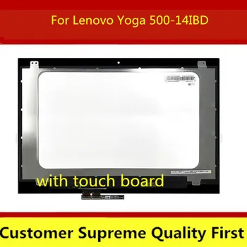 

For Lenovo Yoga 520-14ikb 80X8 80YM B140HAN04.2 FRU 5D10N45602 1920X1080 Laptop LCD Screen+Touch Digitizer Assembly with Frame