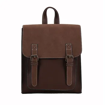 

Fashion Women Backpack New Retro Casual Wild Large Capacity Pu Leather Backpacks Vintage School Bag For Teenage Girls Women Bags