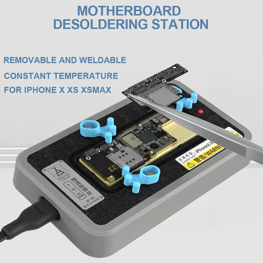 Constant temperature motherboard desoldering station layered heating Maintenance platform Glue Removing Fixture for iphone x xs |