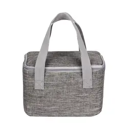 Новая модная сумка для обеда сумка для пикника Портативный Термоизолированный кулер контейнер Bento для обеда сумка-тоут Еда сумка для