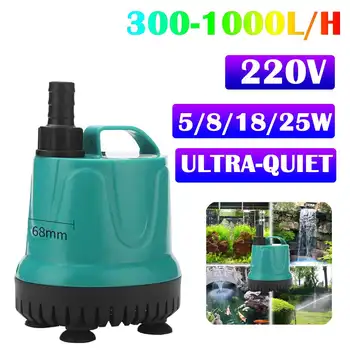 

5/8/18/25W Ultra-quiet Mini Brushless Water Pump Submersible Water Fountain Pump Filter Waterproof Submersible Fountain Aquarium