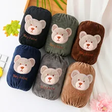 Осенне-зимние студенческие манжеты, милые Мультяшные женские темные цвета, грязные, грязные, для офиса, для взрослых, детей, нарукавники для мальчиков