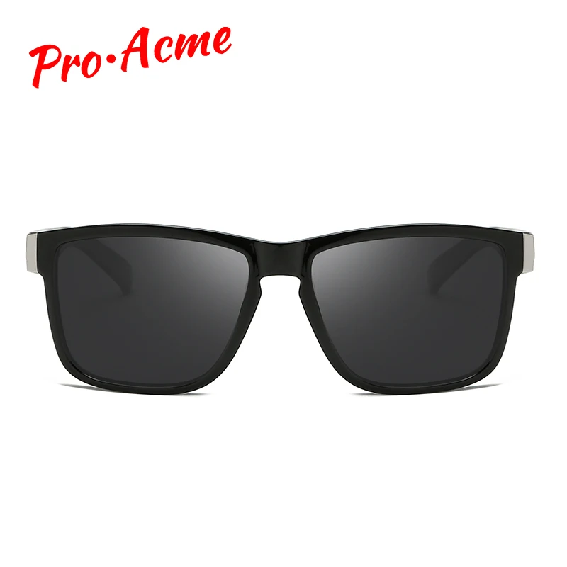 Бренд Pro Acme, дизайнерские квадратные поляризованные солнцезащитные очки, мужские очки для вождения, Винтажные Солнцезащитные очки для мужчин, зеркальные линзы, мужские CC1298