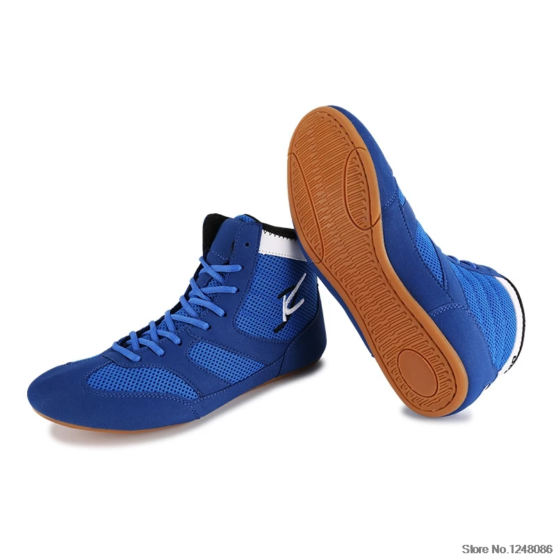 Мужская обувь для борьбы размера плюс 36-45, боксерская обувь для боевого искусства, резиновая подошва, дышащая, профессиональная экипировка для борьбы для женщин D0881