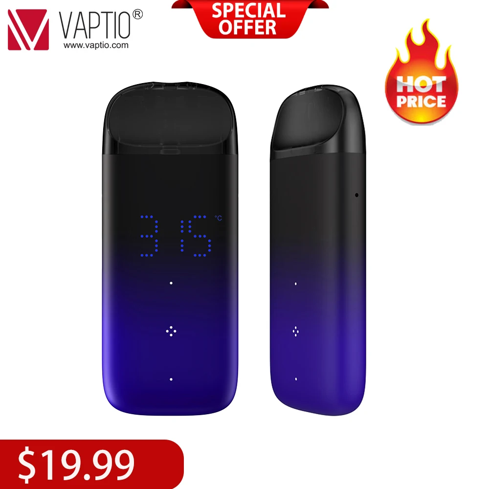 100% оригинальный набор Vaptio REAL POD с 500 мАч картридж для электронной сигареты мл