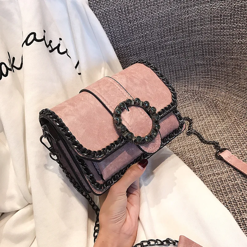 

Wholesale Bag Women's 2018 Autumn New Style Chain Versatile Fashion Retro WOMEN'S Bag Cross-body Lady Bag a Generation of Fat