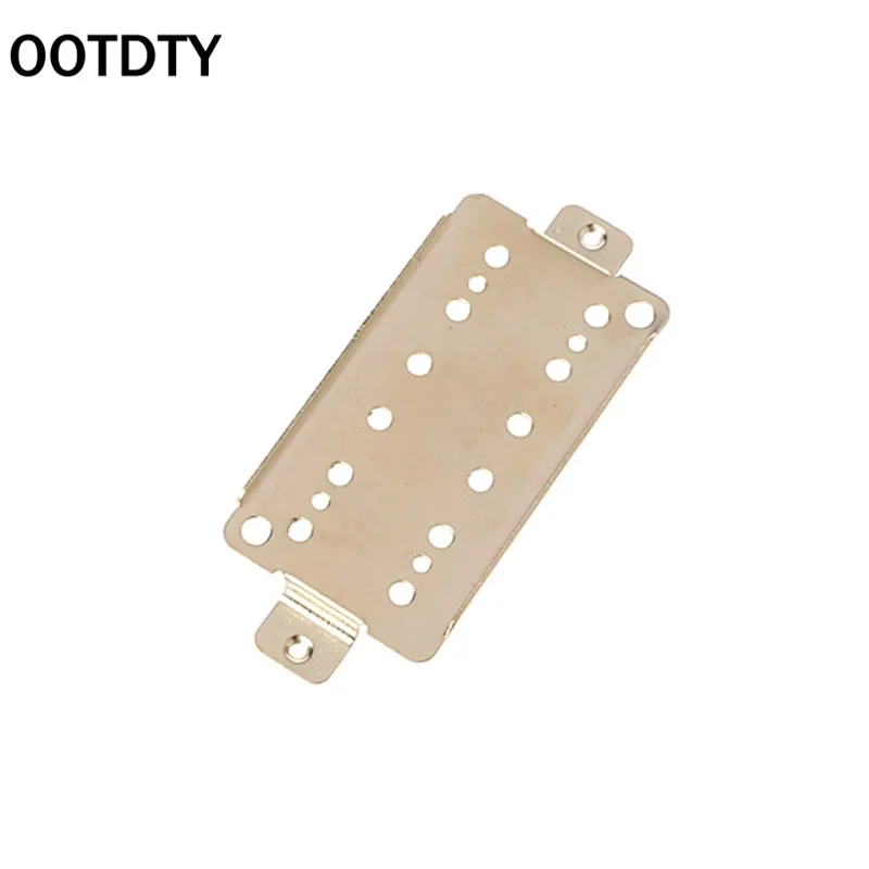 

OOTDTY 1PC Guitar Neck Bridge Humbucker Pickup Base Plate 50mm 52mm Pole Spacings