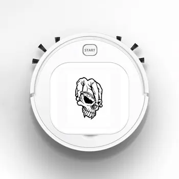 

Robot Vacuum Cleaner Intelligent Automatic Mopping Clean Robot for Floor Horror Zombie Halloween Jester Skull