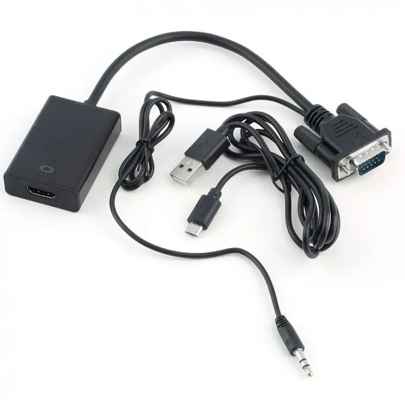 Vention к HDMI конвертер кабель адаптер с аудио 1080P VGA HDMI адаптер для ПК ноутбук к HDTV проектор