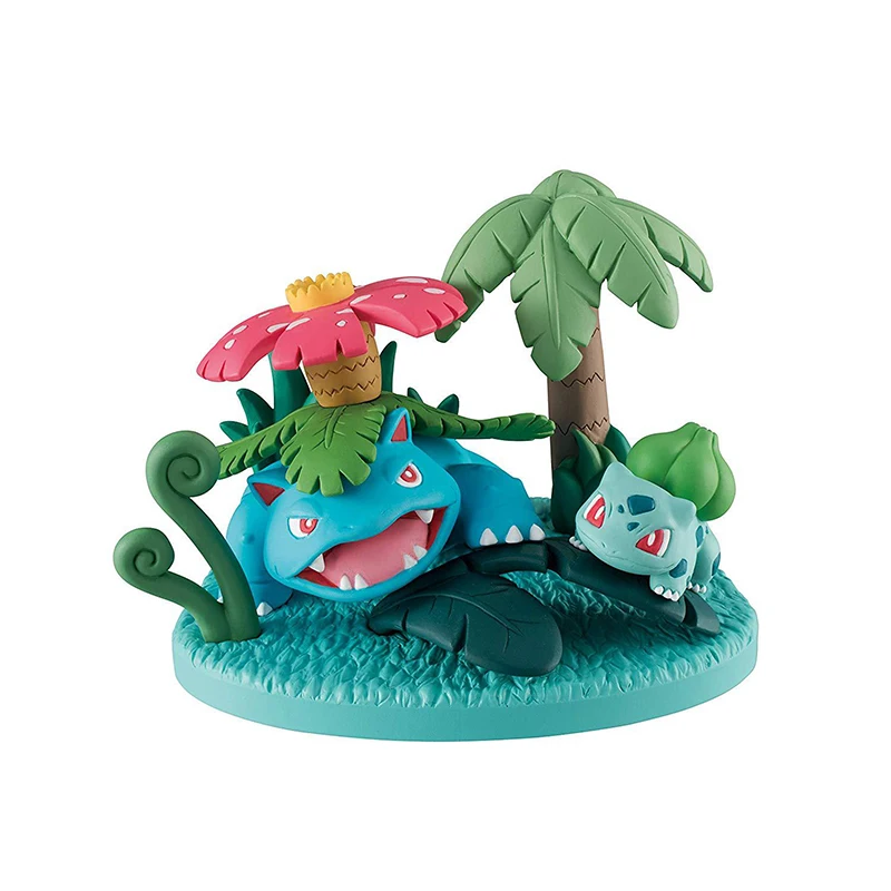 TAKARA TOMY Покемон карманные монстры Venusaur Blastoise Charizard фигурки сцены игрушки Фигурки детские подарки