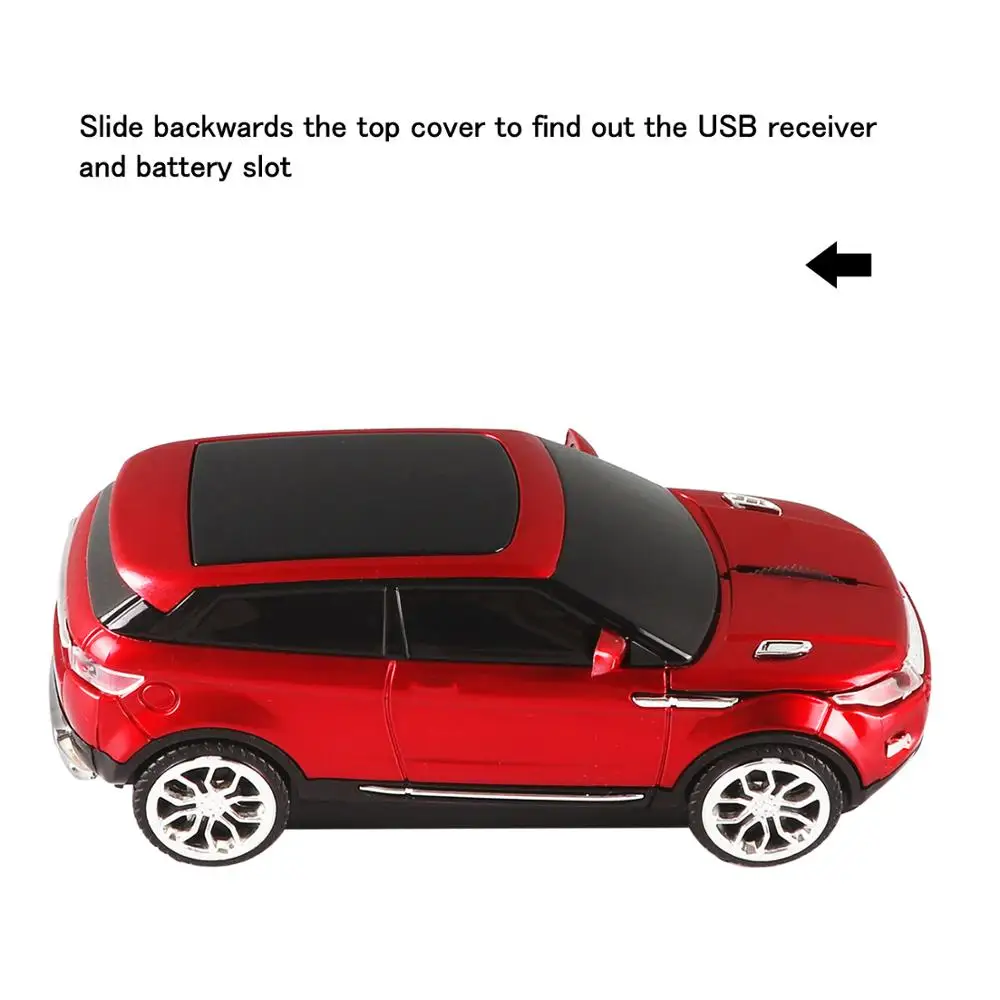CHUYI 2.4G Wireless Mouse Cool SUV Sport Car Gamer Computer Mause 1600 DPI USB Optical Office Gift Gming Mice For PC Laptop