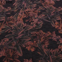 Ограниченная 44 мм натуральный шелк Gambiered Guangdong марлевая ткань Ranunculus одежда халат подкладка растения