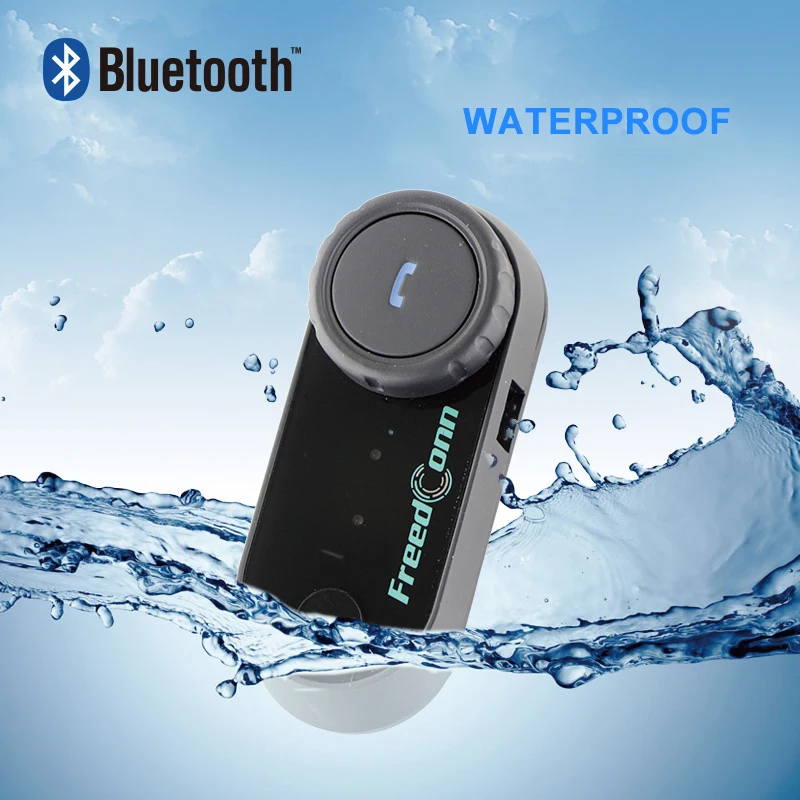 Беспроводная мотоциклетная гарнитура Freedconn с Bluetooth и управлением для MP3/4 радио TCOM