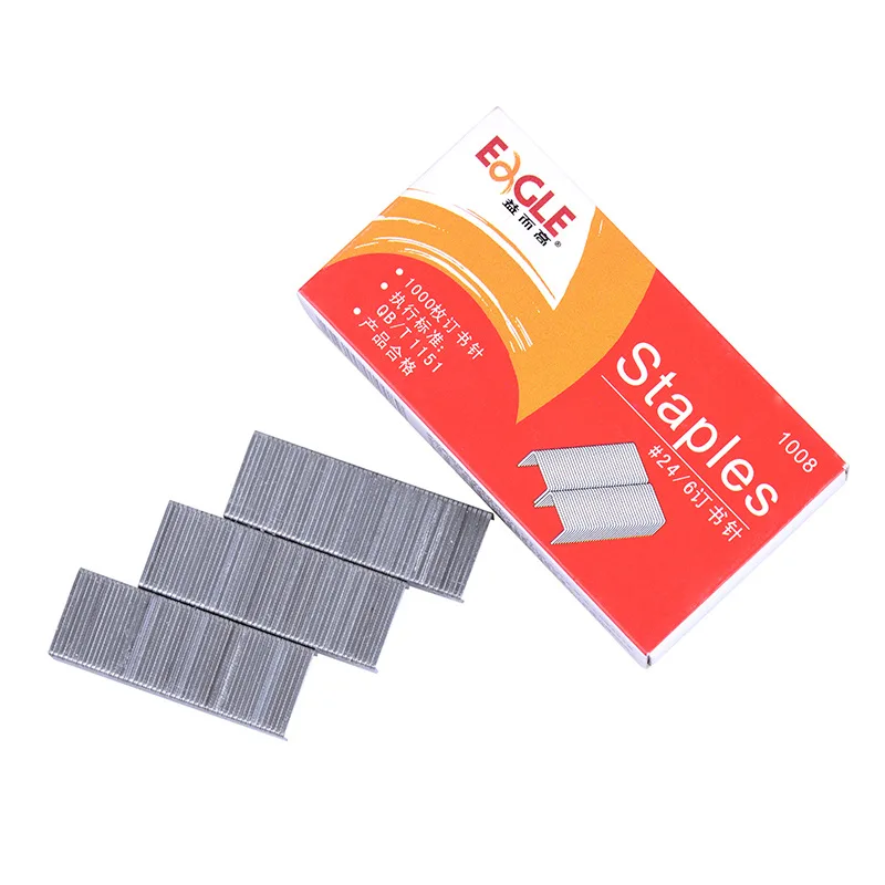 Hong Kong Eagle Stapler Staples/Unified Staple#24/6 1008 Silver-Gray