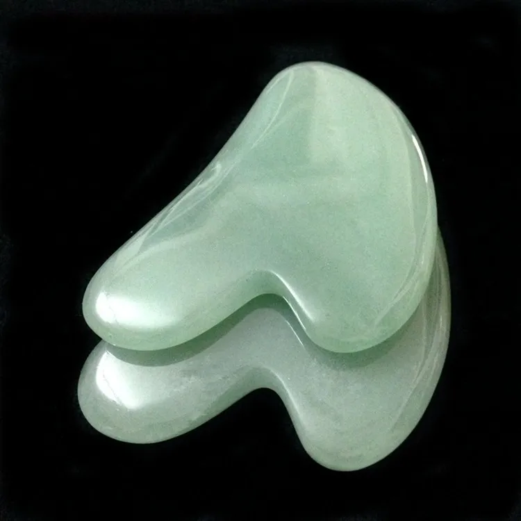 Natural Rose Jade Roller Face Massage Gua Sha Board Crystal Stone Jade Massager Body Facial Eye Scraping Acupuncture Face Lift