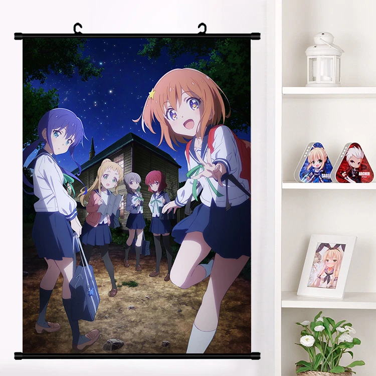 アニメで小惑星愛青愛花壁スクロール壁画ポスターオタク壁ポスター家の装飾のギフトドロップシッピング Painting Calligraphy Aliexpress