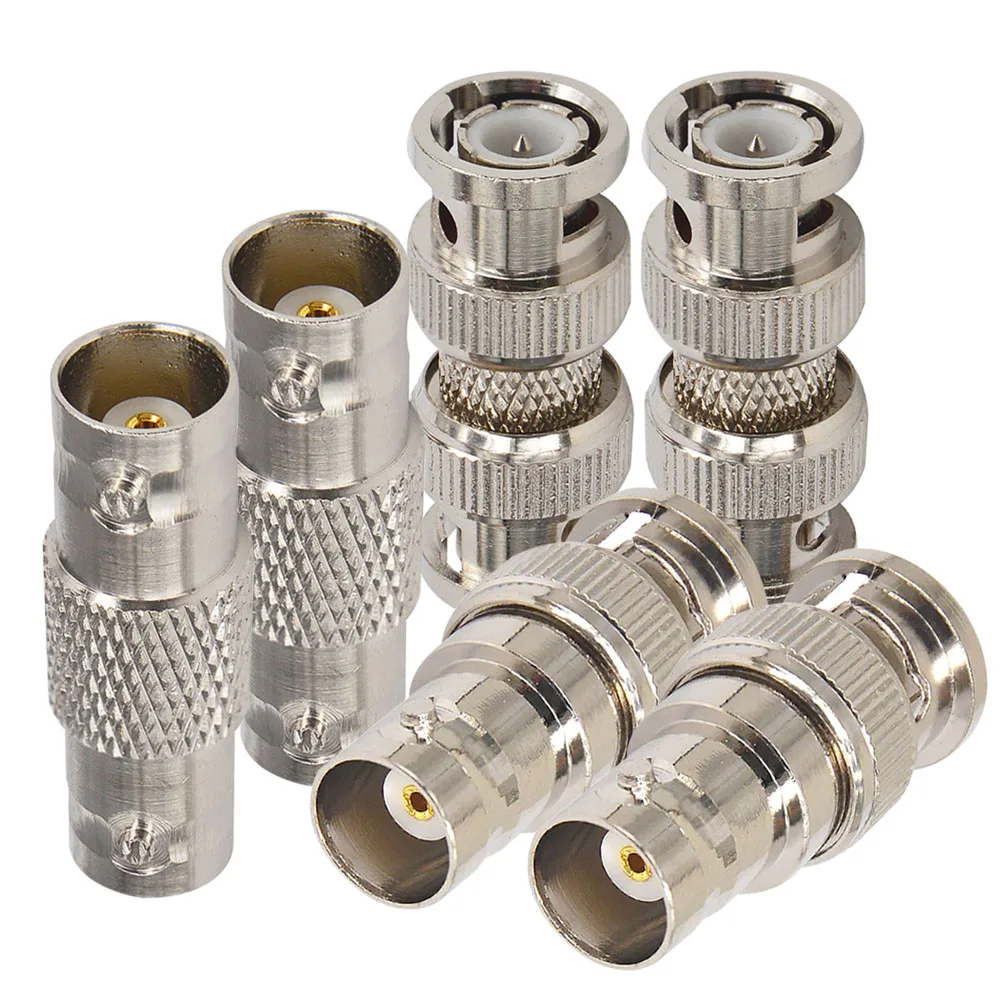 6 Pcs BNC Adapter Kits BNC Female Male to BNC Female Male Adapter RF