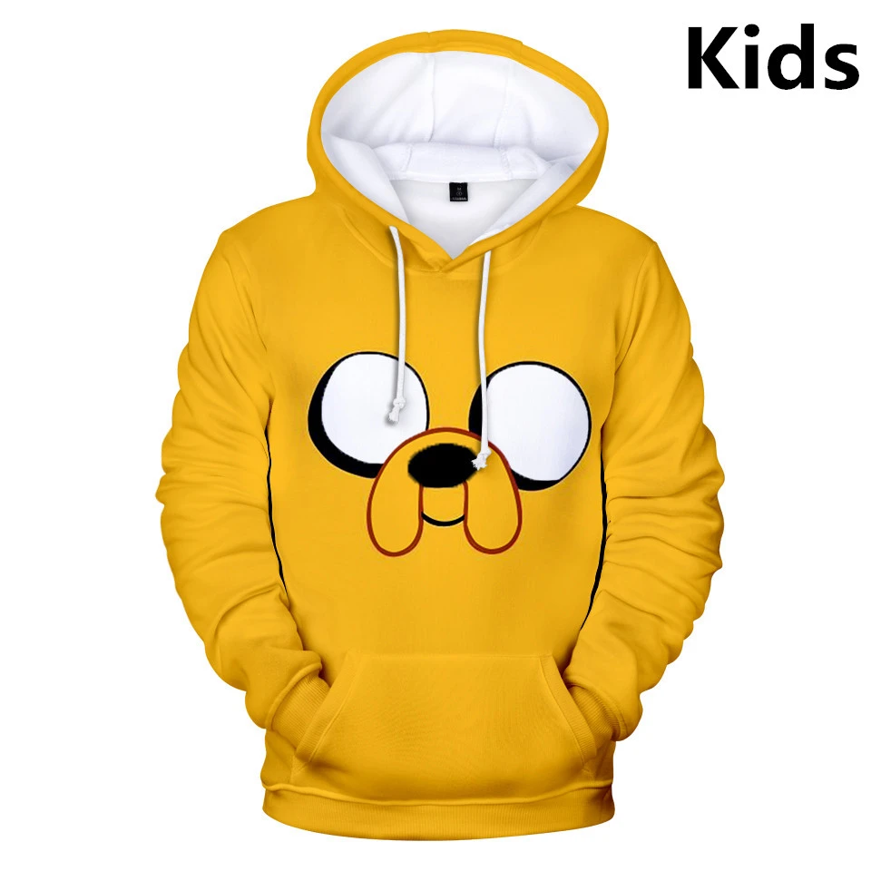 2に14年子供パーカーアドベンチャータイムフィンとジェイク犬顔パーカートレーナー少年少女漫画ジャケット子供服 Hoodies Sweatshirts Aliexpress