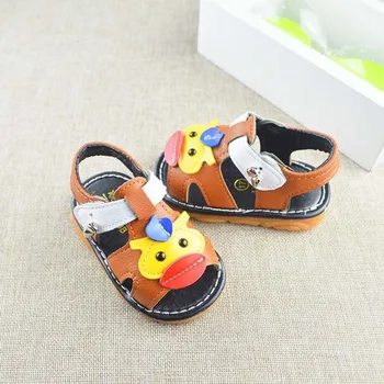 

Newrrivel Cute Kids Girls Shoes Summer Breathablenti-Slip Cartoon PU Shoes Sandals Toddler Soft Soled Shoes p
