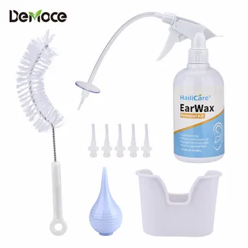 

Ear Irrigation Cleaning Kit Ear Wax Removal Kit With Ear Washing Syringe Squeeze Bulb Earwax Remover for Adults Kids Ear Care